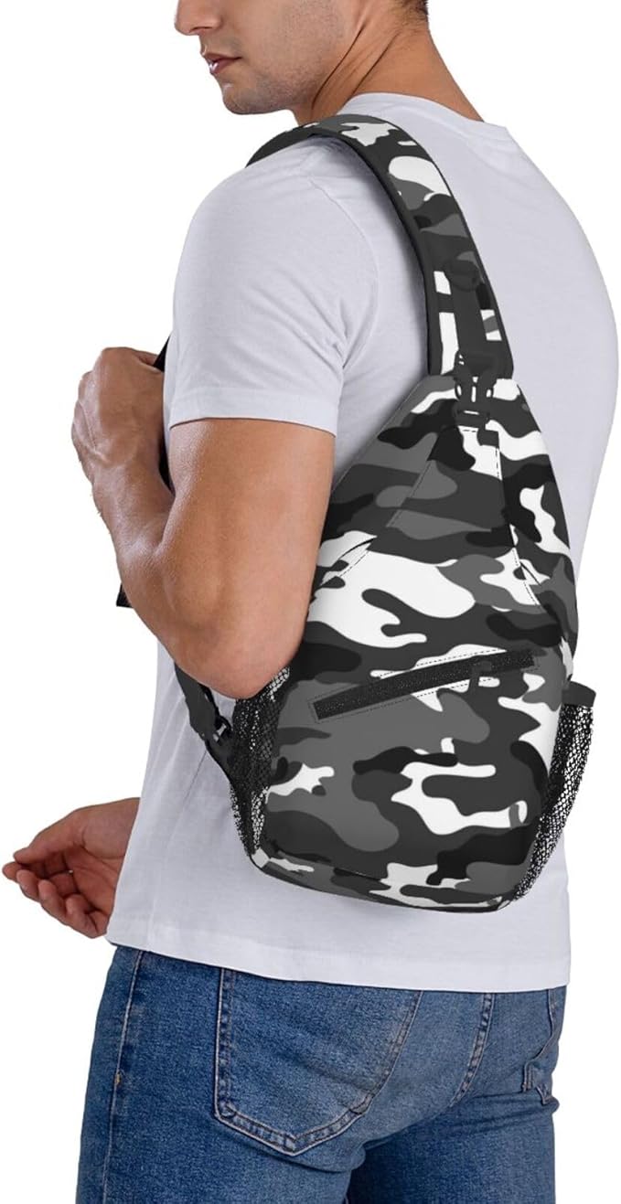 Sling Backpack For Men Hiking Daypack Crossbody Shoulder Bag Travel Chest Pack | Hiking, Travel