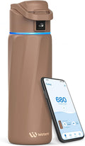 BOOST Smart Water Bottle that Reminds You to Drink, 24oz BPA-Free Stainless Steel Vacuum Insulated, Wide Mouth Water Tracker Bottle with APP for School, Gym, Office, Ideal for Mother's Day