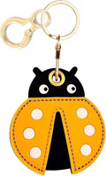 Leather Keychain Holder Case Compatible with AirTag,Cute air tag Cover with Keychain Ring,GPS Tracker Case for Keys