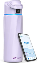 BOOST Smart Water Bottle that Reminds You to Drink, 24oz BPA-Free Stainless Steel Vacuum Insulated, Wide Mouth Water Tracker Bottle with APP for School, Gym, Office, Ideal for Mother's Day