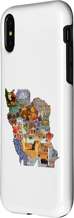 Map of Persian empire, Iran Map Case for iPhone X/XS