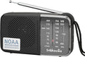 Portable AM FM Transistor Radio Battery Operated, NOAA Weather Radio with Loud Speaker, Headphone Jack, 2 AA Batteries, Excellent Reception, for Everyday Carry Essential, Travel, Storms