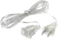 Clear Outdoor String Light Extension Cord Waterproof Flexible Transparent Cable for Indoor/Outdoor LED Fairy Lights, Christmas Decorations