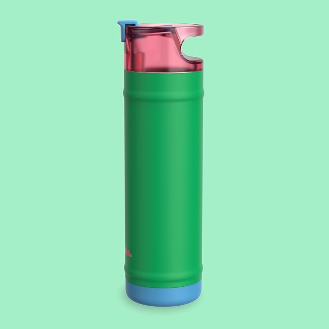 bubba 24 oz Dualsip Insulated Stainless Steel Water Bottle with Straw - Reusable, Leakproof, Lightweight, Dishwasher Safe, Lead-Free and BPA-Free, Fresh Serve