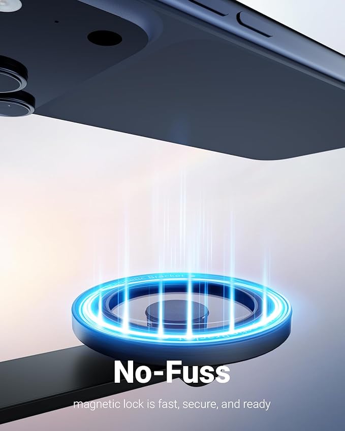 EUCOS 63" Magsafe Tripod, Tripod for iPhone & Magnetic Selfie Stick Tripod with Remote, Strong Magnetic Phone Holder for Magsafe, Extendable Phone Tripod Stand for iPhone/Android