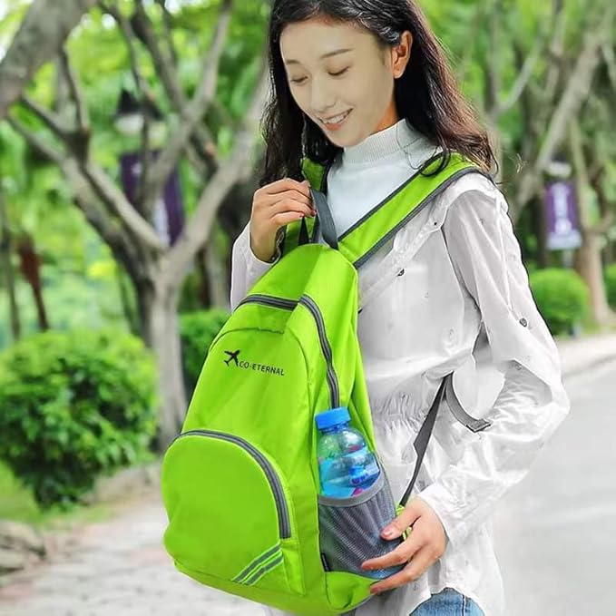 Geboldil Men's and women's waterproof backpack traveling backpack green