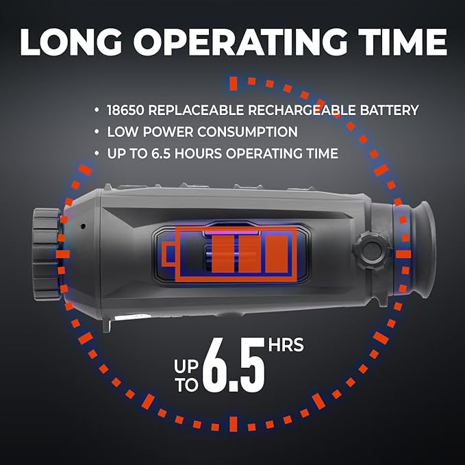 AGM Global Vision Taipan V2 Thermal Imaging monocular for Hunting with Advanced 12μm Sensor, Video Recording, WiFi, IP67 Waterproof