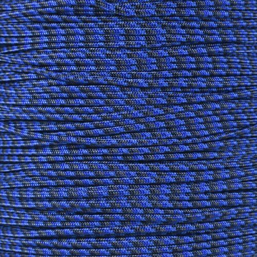 Paracord Planet 275lb Paracord – 3/32 Inch (2.38 mm) Nylon Crafting Cord with 5 Strand Inner Core – Denim (250 ft)