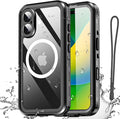 AICase Waterproof Case for iPhone 16(6.1") with MagSafe Snowproof,Dustproof and Shockproof,IP68 Certified Real 360 Full Body Protection Fully Sealed Underwater Cover for iPhone 16 2024