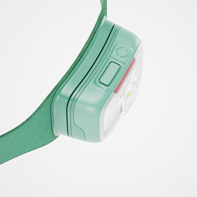 BioLite Range 400 Waterproof, Fast-Charging Rechargeable Headlamp, Mist Green, 400 Lumens, USB-C Charging, 90m Beam, 200 Hour runtime