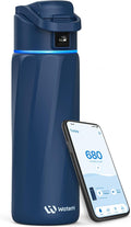 BOOST Smart Water Bottle that Reminds You to Drink, 24oz BPA-Free Stainless Steel Vacuum Insulated, Wide Mouth Water Tracker Bottle with APP for School, Gym, Office, Ideal for Mother's Day