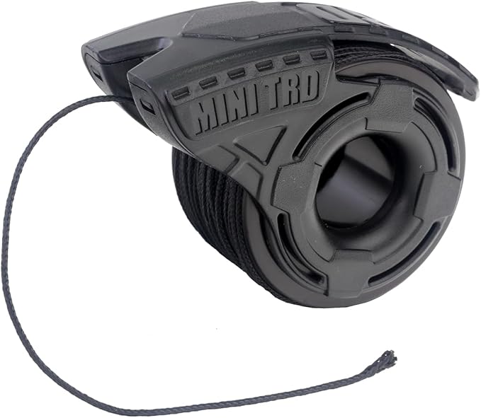 Atwood Rope MFG V2 Micro Utility Cord Rope Dispenser 125ft Tactical Nylon/Polyester Reusable Spool Mini TRD | Cutting Blade, Cord Grip, View Port, Belt Clip