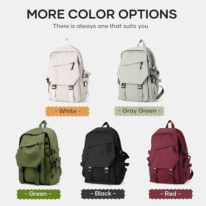 coowoz Lightweight School Backpack College Laptop Backpack for Men Women Travel bag High Middle School Bag Bookbag for Boy Girls