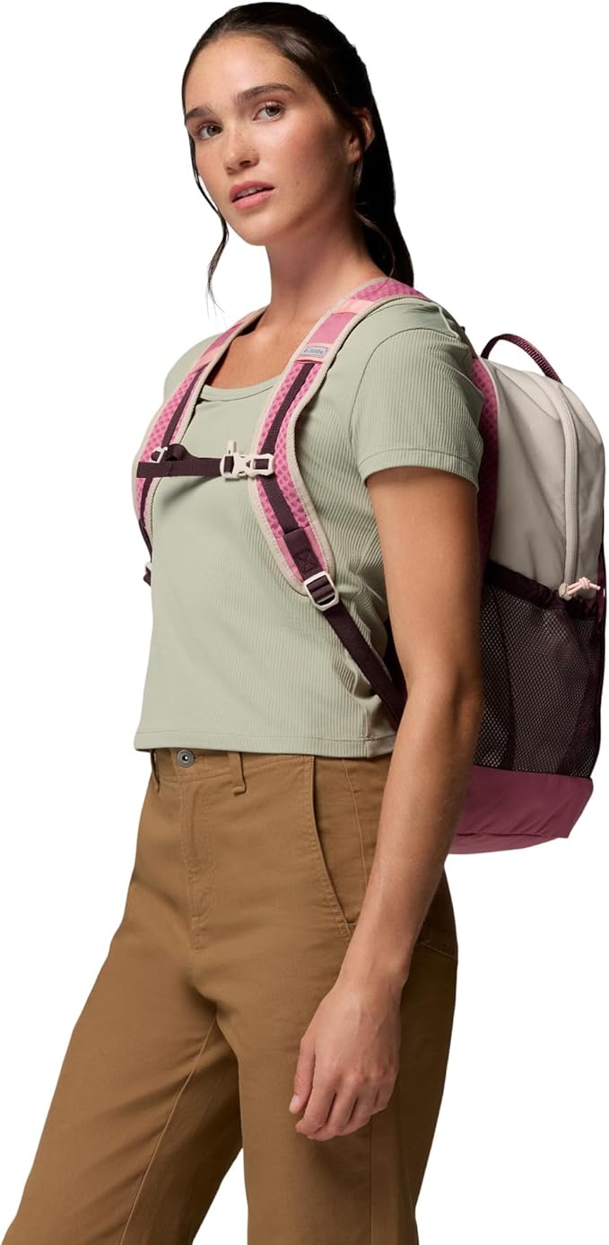 Columbia Unisex Echo Mountain 25L Backpack, Rosette/Dark Stone/Moonvista/Sand Dune, One Size