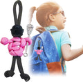 Lacrosse Keychain with Stick | Paracord Buddy Backpack Charm | Sports Zipper Pull & Ornament | Gift for Lacrosse Player