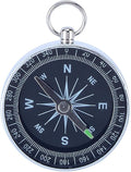 Camping Pocket Compass, Portable Survival Sports Navigation Compass for Camping Hiking Compass for Kids Car Compass