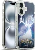 Head Case Designs Officially Licensed Harry Potter Stag Patronus Prisoner of Azkaban II Gel Case [Military Grade Protection] Compatible with Apple iPhone 16 and Compatible with MagSafe