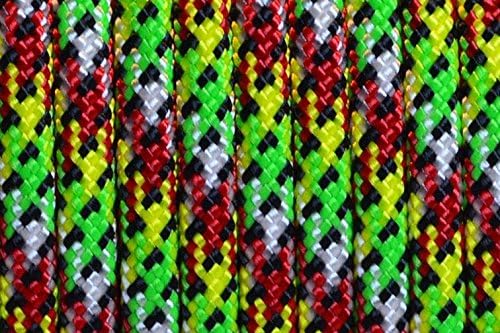 BORED? PARACORD! 550 lb Paracord – Ideal for Crafting, DIY Projects, Camping, Military & Active Outdoors – 300+ Colors – Tactical Parachute Cord Type III – Strong - Toxicity 50 Feet
