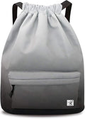 Waterproof Drawstring Bag, Gym Bag Sackpack Sports Beach Backpack for Men Women
