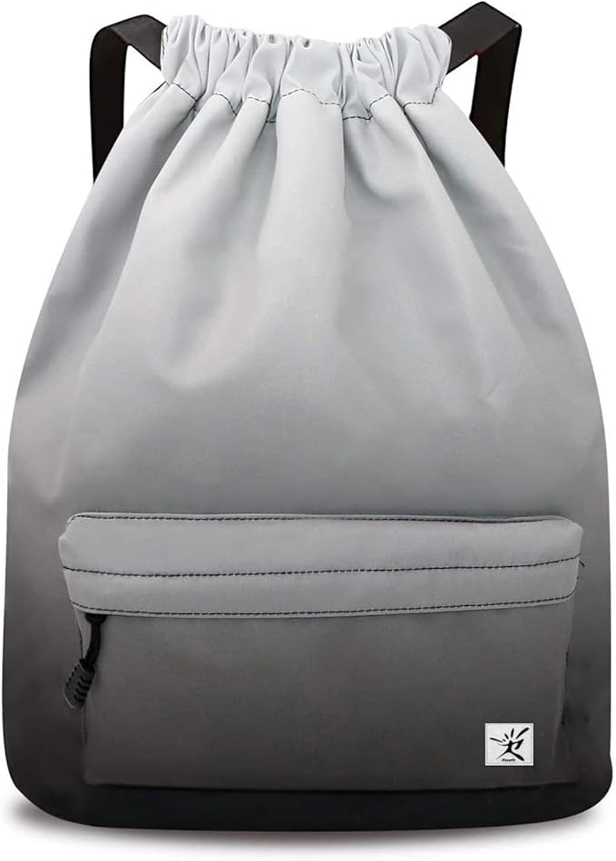 Waterproof Drawstring Bag, Gym Bag Sackpack Sports Beach Backpack for Men Women