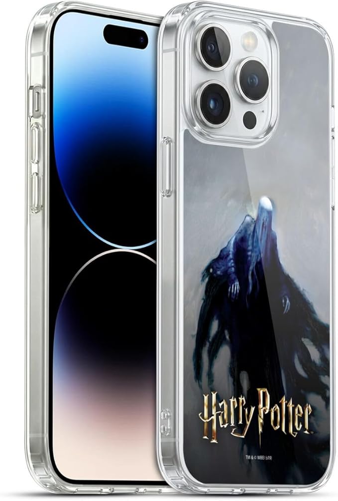 Head Case Designs Officially Licensed Harry Potter Dementor Prisoner of Azkaban II Gel Case [Military Grade Protection] Compatible with Apple iPhone 14 Pro Max and Compatible with MagSafe