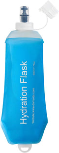 500ml Soft Flask Soft Water Bottle for Running, Hiking, Travelling, Cycling and Climbing, TPU Material, BPF-Free - Blue