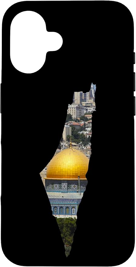 Palestinian Map Al Aqsa Jerusalem in Palestine Case for iPhone 16