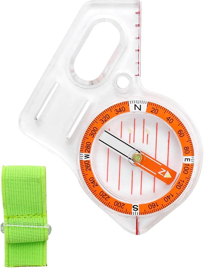 Multifunction Compasses Ruler Map Reading Backpacking Camping Orienteering Thumb Compasses Survival Navigation Compasses
