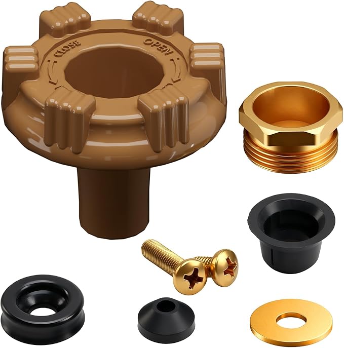 Outside Wall Faucet Repair Kit Compatible with Woodford Model 14 18, Sillcock Metal Wheel Handle Repair Kit Replace# RK-14MH