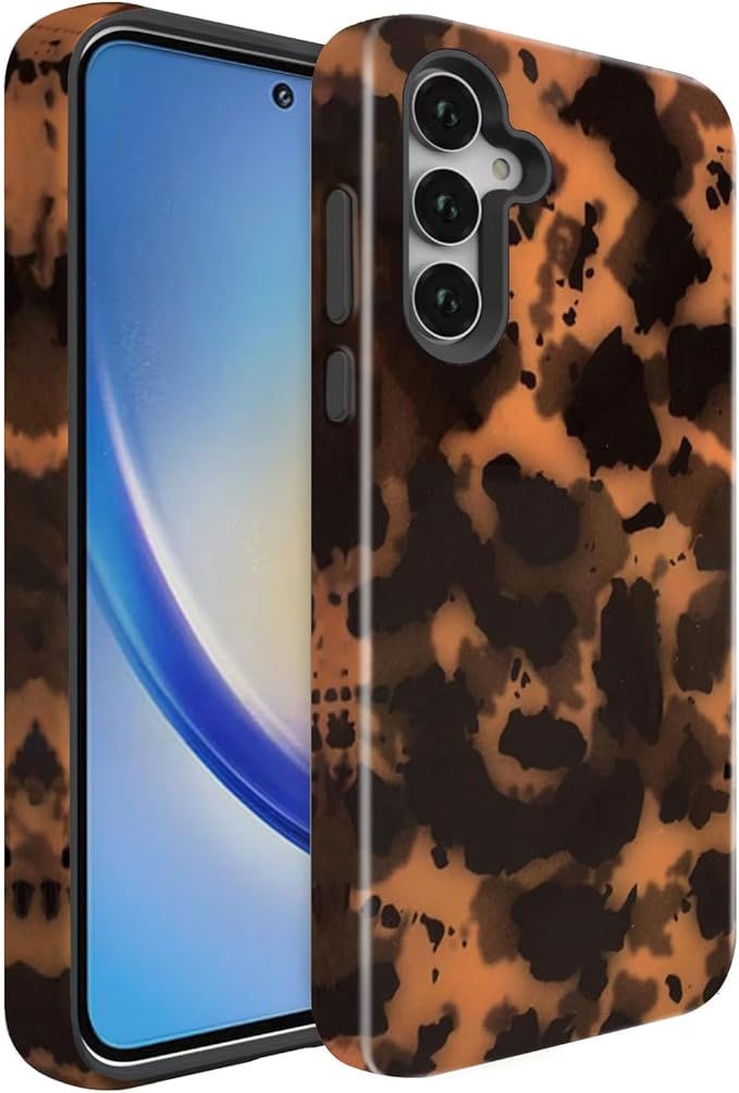 Compatible for Samsung Galaxy S26 Ultra 5G Case, Dual Layer Heavy Duty 2 in 1 Shockproof Protective Phone Case,Cheetah Leopard Print
