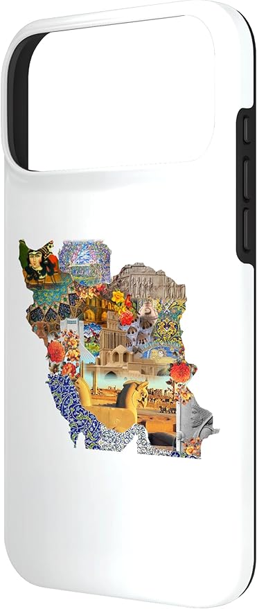 Map of Persian Empire, Iran Map Case for iPhone 17 Pro Max