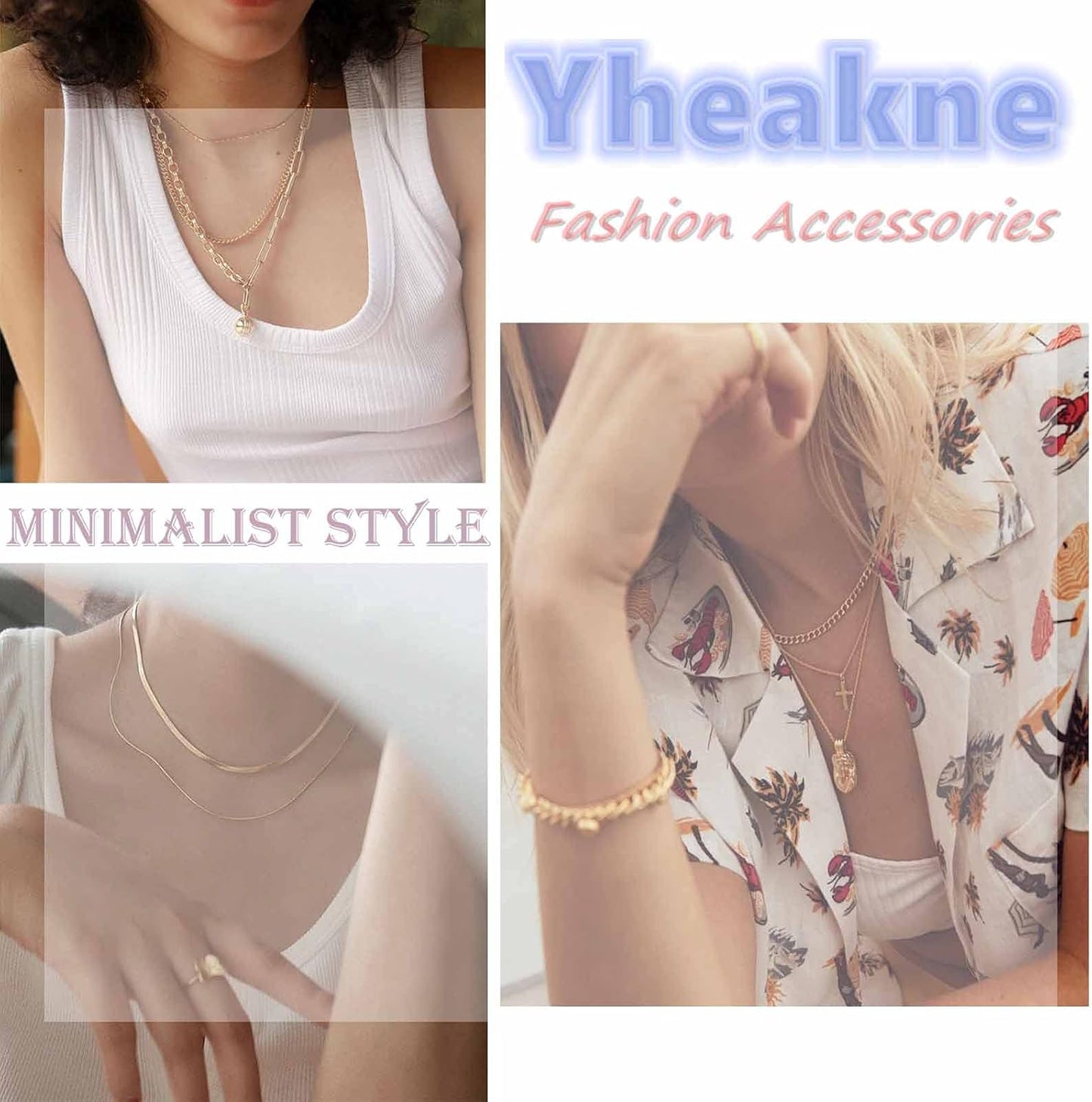 Boho Layered Lava Bead Necklace Silver Stacking Y Necklace Skinny Chain Tassel Necklace Long Chain Y Lariat Necklace Jewelry for Women