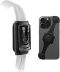 FORZEN Backpack Strap Clip Mount for iPhone,Backpack Shoulder Strap Phone Mount,Backpack Strap Phone Holder Outdoor Live Free Your Hand Black