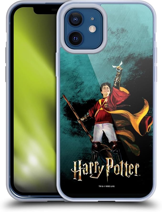 Head Case Designs Officially Licensed Harry Potter Quidditch 3 Prisoner of Azkaban II Gel Case [Military Grade Protection] Compatible with Apple iPhone 12 / iPhone 12 Pro and Compatible with MagSafe