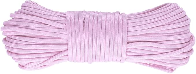 Glow in The Dark Zesty 550lb Paracord – 21 Strand Luminous Parachute Cord for Nighttime Outdoor Utility – 8 Colors and Length Options of 25', 50’, 100’, and 1,000’
