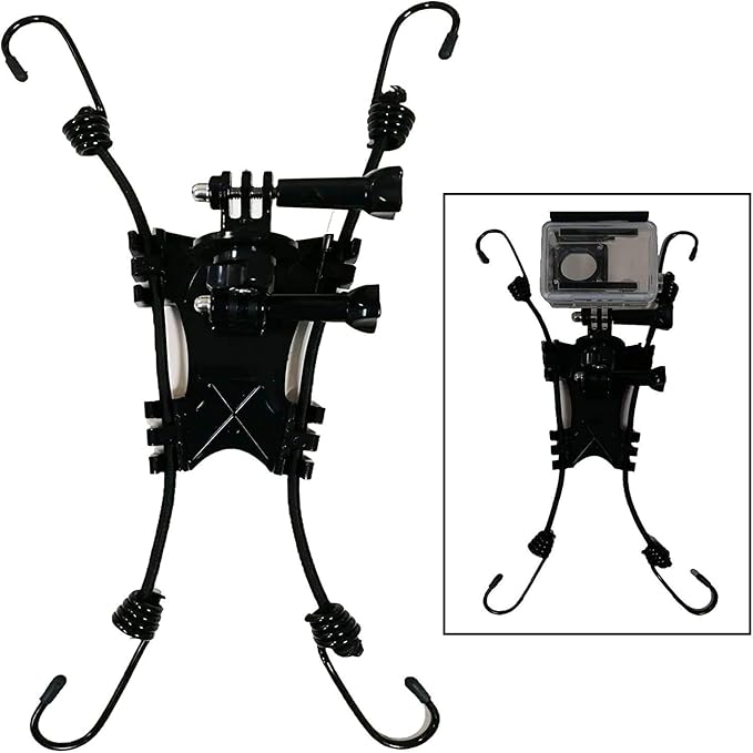 Pmsanzay Fence Mount Holder for Cameras and Smartphones - Black