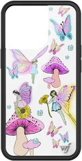 Wildflower Cases - Compatible with iPhone 13 Pro | Protective Black Bumper, 6.5ft Drop Test Certified, Women Owned Small Business | Collab, Fairies, Trendy, Pink, White | Collab - Olivia O'Brien