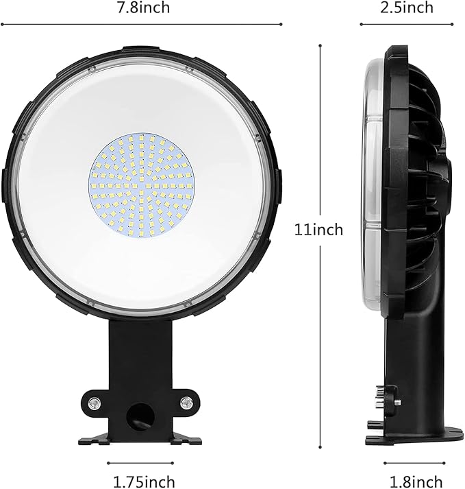 Karjoefar LED Barn Light, Dusk to Dawn Outdoor Lighting with 100W 10000LM 5000K Daylight, IP65 Waterproof Outdoor Security Lights for Garage Yard Street Warehouse Use