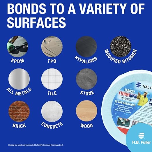 EternaBond RoofSeal White 4" x50' MicroSealant UV Stable RV Roof Seal Repair Tape | 35 mil Total Thickness - EB-RW040-50R - One-Step Durable, Waterproof and Airtight Sealant