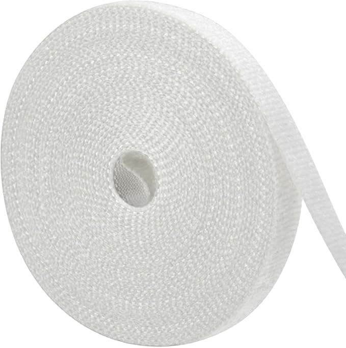 100ft x1/2 in Hook and Loop Roll, Hitotsu Reusable Fastening Tape Cable Ties, Self-Gripping Multi-Purpose Wrap Fasteners for Cord Manage,Home, Office, Electrical Cords, Data Center, White