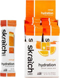 Skratch Labs Hydration Sports Drink Mix Packets – Real‑Fruit Electrolyte Powder for Fast Hydration & Endurance | Orange | 20 Pack | Vegan, Non‑GMO, Clean Ingredients