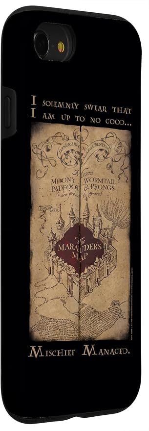 iPhone SE (2020) / 7 / 8 Harry Potter Marauder's Map Words Case
