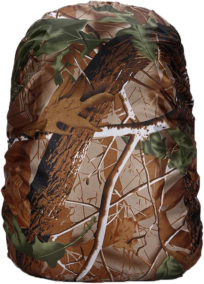 Waterproof Backpack Rain Cover with Anti Slip Buckle Strap for Camping, Hiking, Traveling, Hunting, Biking, 15-80L