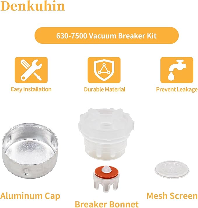 630-7500 Vacuum Breaker Service Parts Kit Compatible with Outdoor Wall Hydrant Series 400/500, Also Fit for Mansfield 400 500 Series Wall Hydrant (2 Pack)