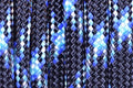 BORED? PARACORD! 550 lb Paracord – Ideal for Crafting, DIY Projects, Camping, Military & Active Outdoors – 300+ Colors – Tactical Parachute Cord Type III – Strong - Lightning 50 Feet