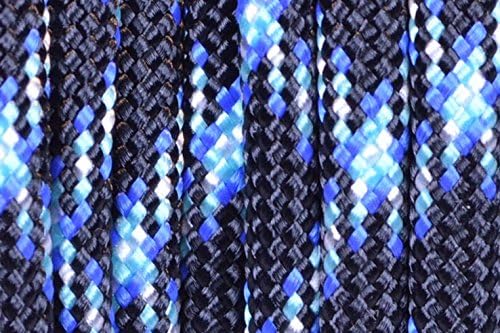 BORED? PARACORD! 550 lb Paracord – Ideal for Crafting, DIY Projects, Camping, Military & Active Outdoors – 300+ Colors – Tactical Parachute Cord Type III – Strong - Lightning 50 Feet