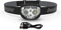 Energizer PRO-400 Headlamp Rechargeable, IPX4 Water Resistant Rechargeable Headlamp, Ultra Bright Multiple Light Modes Head Lamp, Camping, Running, Outdoors, Emergency Light, USB Included