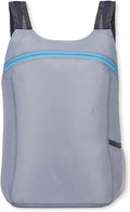 Lightweight and Thin Foldable Backpack, Climbing Bag, Hiking Daypack,20L Waterproof Travel Packable Rucksack (Grey)