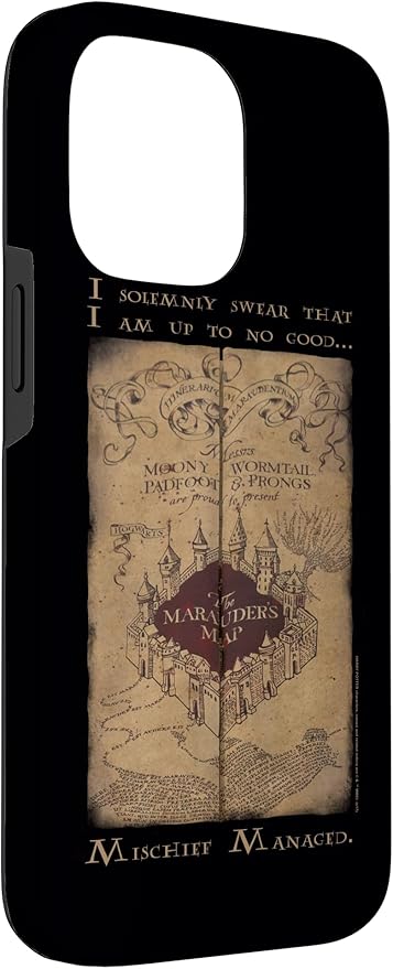 iPhone 14 Pro Max Harry Potter Marauder's Map Words Case