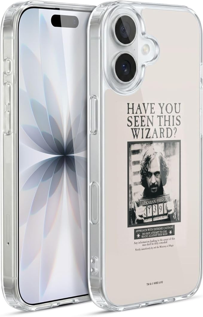 Head Case Designs Officially Licensed Harry Potter Sirius Black Poster Prisoner of Azkaban II Gel Case [Military Grade Protection] Compatible with Apple iPhone 17